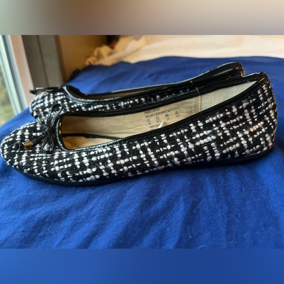 Y2K Preppy Tweed Flats by Bongo new condition - Picture 6 of 12